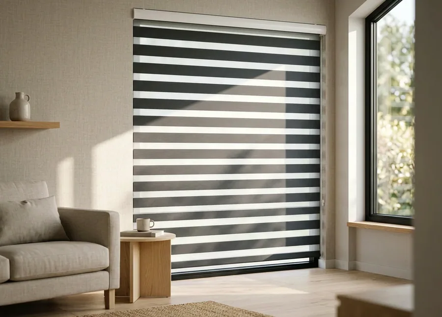 Day & Night Blinds fitted in a Copperleaf home