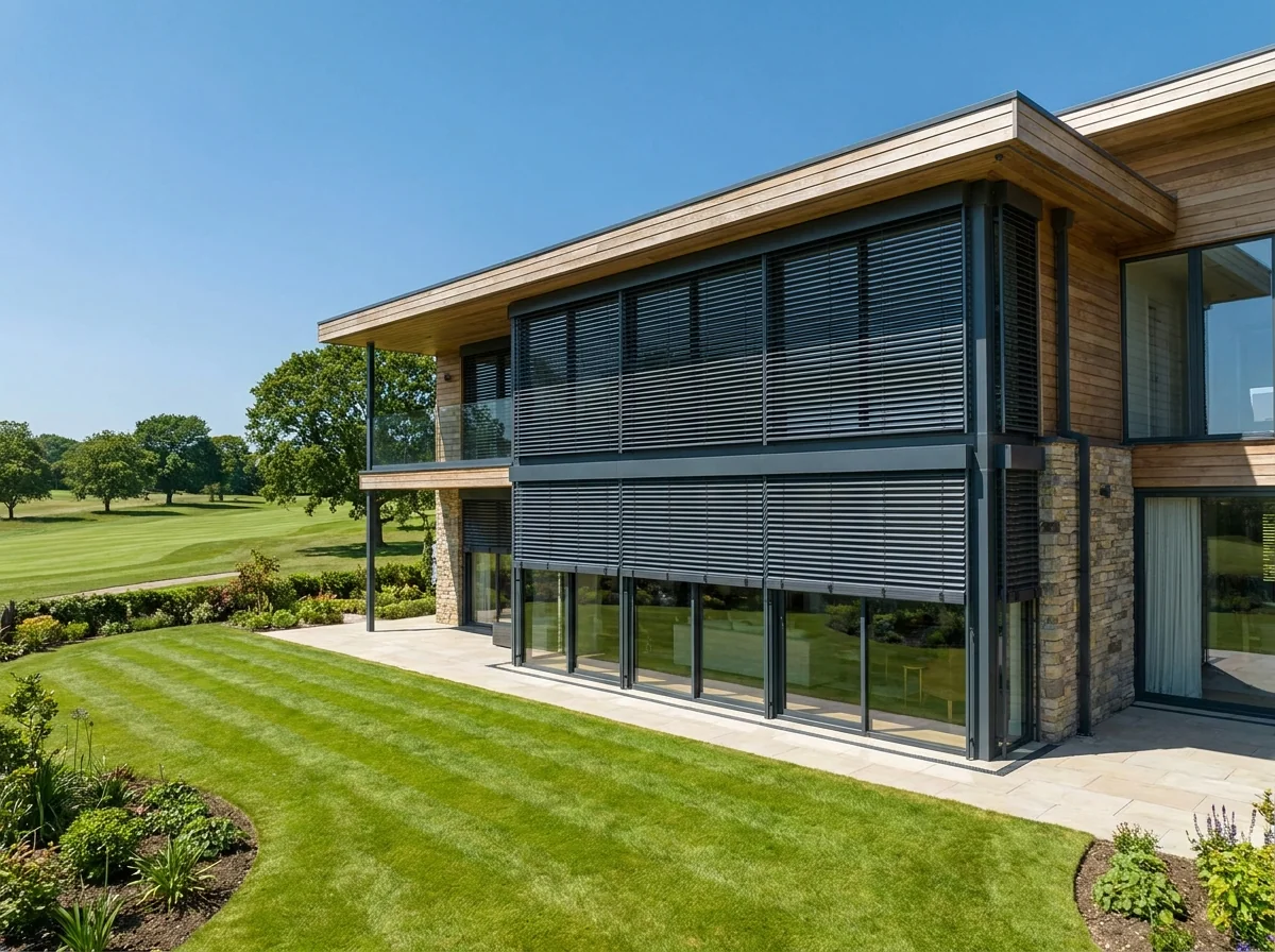 External Venetian Blinds fitted in a Copperleaf home